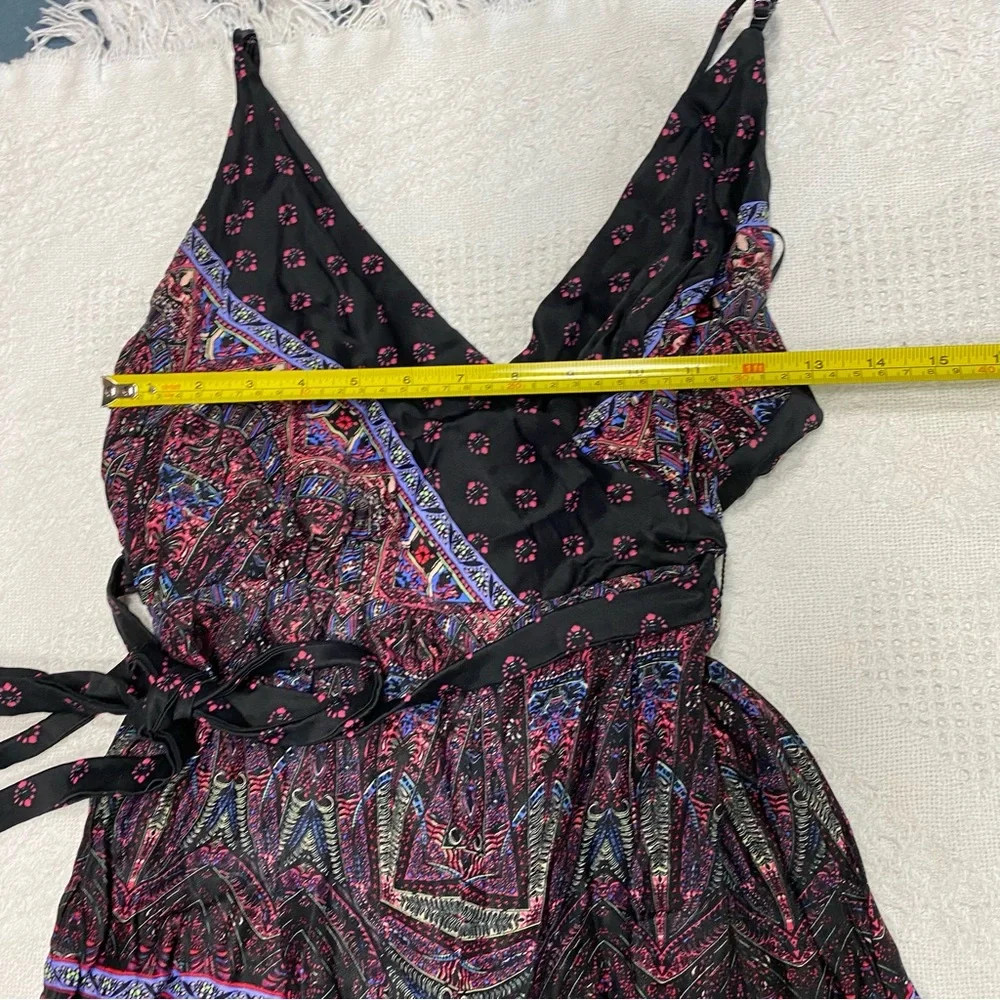 Free People Wrap Effect Printed Jumpsuit (4)